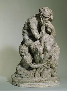 Ugolino a jeho synové (omítka) (viz také 197136 a 234151) od Jean-Baptiste Carpeaux