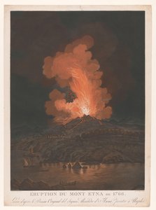 Uitbarsting van de Etna Erupce Etny z roku 1766 (název na objektu)