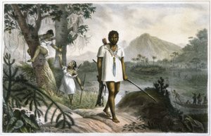 amazonští indiáni honí od Jean Baptiste Debret