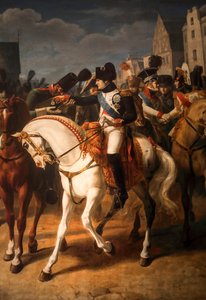Napoléon antaa kunnialegioonan ristin venäläiselle sotilaalle Tilsittissä 1808 (öljy kankaalle)