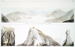 Panorama zálivu Rio de Janeiro (ručně kolorované litho) od Jean Baptiste Debret