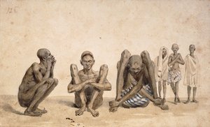 Rio Janeiron orjat, n. 1825-6 od Jean Baptiste Debret