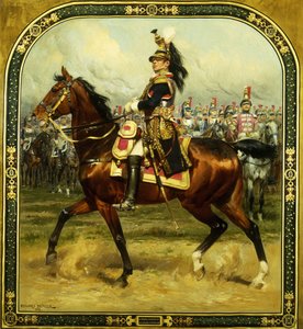 Generál d"Hautpoul na koni, 1912 od Jean Baptiste Edouard Detaille
