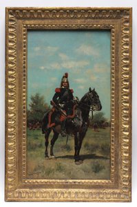 Důstojník jízdního dragounského pluku od Jean Baptiste Edouard Detaille
