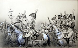Napoleonské války, Kapela 4. dragounů od Jean Baptiste Edouard Detaille