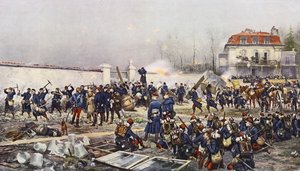 Obrana Champigny od Jean Baptiste Edouard Detaille