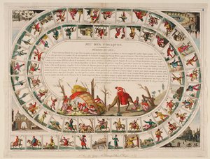 Kozácká hra, 1815 od Jean Baptiste Genty