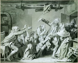 Otec proklíná svého nevděčného syna od Jean Baptiste Greuze