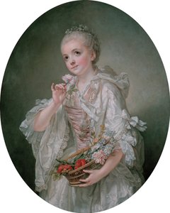 Francouzsky: Portrait de Madeleine Barberie de Courteilles od Jean Baptiste Greuze