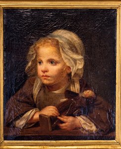 Dívka s kapucínem od Jean Baptiste Greuze