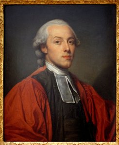 Portrét Charles Paul Jean Baptiste de Bourgevin de Vialart de Saint Morys (1772-1817), radní Velké komory parlamentu v Paříži. Obraz Jean Baptiste Greuze (1725-1805), olej na dřevě. Francouzské umění od Jean Baptiste Greuze