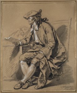 Notář: Studie k filmu "Manželská smlouva" od Jean Baptiste Greuze