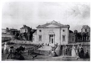 Velký amfiteátr Jardin des Plantes v Paříži, v roce 1794, z „Le Museum d