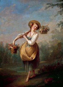 Obraz kozorožce od Jean Baptiste Huet (1745-1811) Paříž 18. století, Musee Cognacq Jay