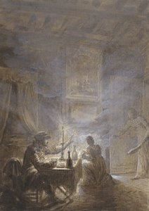 Kouřící krb od Jean Baptiste Isabey