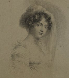 Paní. Horace Vernet od Jean Baptiste Isabey