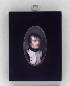 Napoleon Bonaparte, kolem roku 1804 (akvarel na slonovině od Jean Baptiste Isabey