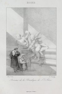 Cesta do Itálie v roce 1822 od Jean Baptiste Isabey