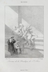Cesta do Itálie v roce 1822 od Jean Baptiste Isabey