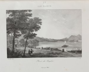 Cesta do Itálie v roce 1822 od Jean Baptiste Isabey