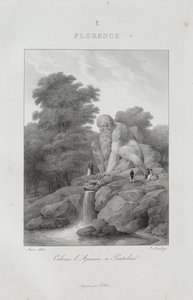 Cesta do Itálie v roce 1822 od Jean Baptiste Isabey
