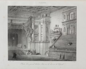 Cesta do Itálie v roce 1822 od Jean Baptiste Isabey