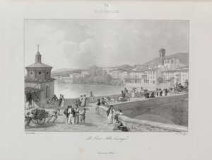 Cesta do Itálie v roce 1822 od Jean Baptiste Isabey