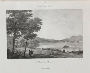 Cesta do Itálie v roce 1822, 1833. od Jean Baptiste Isabey