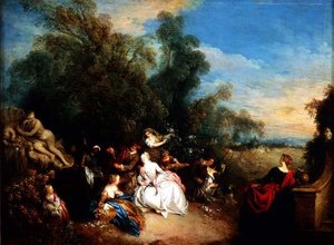 Odpočinek na venkově od Jean Baptiste Joseph Pater