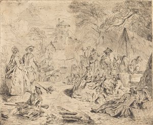 Vojska odpočívající od Jean Baptiste Joseph Pater