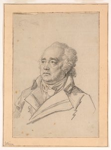 Portrét muže, Giuseppe Valadier od Jean Baptiste Joseph Wicar