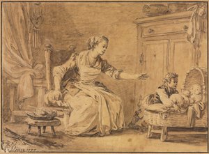 Mateřská péče od Jean-Baptiste Le Prince