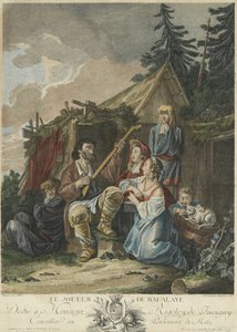 Hráč na balalajce, 1765