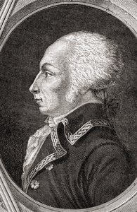 Francois Christophe Kellermann, vyrytý Pannemaker-Ligny, z „Histoire de la Revolution Francaise“ od Louise Blanca (1811-82) od Jean Baptiste Lienard