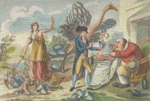 Devátý Thermidor, aneb anglické překvapení..., 1795. od Jean Baptiste Marie Louvion