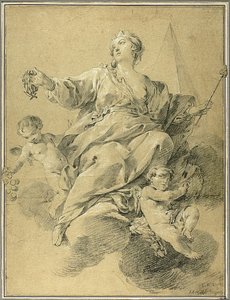 Alegorie vítězství od Jean Baptiste Marie Pierre