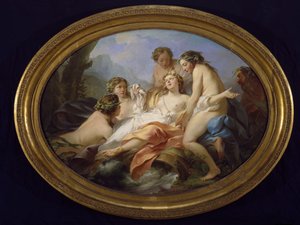 Psyche zachráněná Naiads, 1750.