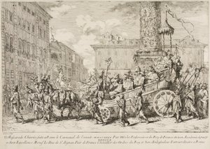 Čínská maskaráda, 1735 od Jean Baptiste Marie Pierre