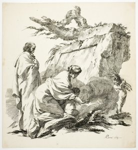 Útěk do Egypta od Jean Baptiste Marie Pierre