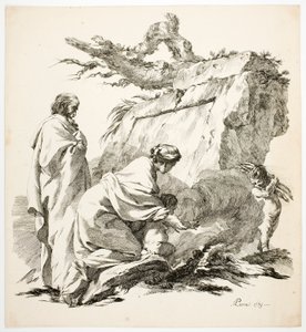 Útěk do Egypta od Jean Baptiste Marie Pierre