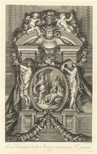 Převaha Francie uznaná Španělskem 1662 [pl. 17]