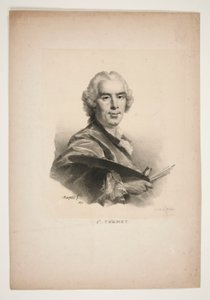Portrét Josepha Verneta od Jean Baptiste Mauzaisse