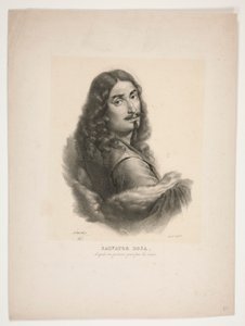 Portrét Salvator Rosa od Jean Baptiste Mauzaisse