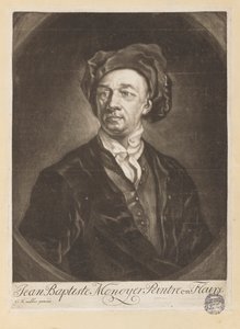 Portrét Monnoyera z „Knihy všech druhů květin z přírody“ od Jean Baptiste Monnoyer