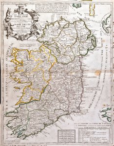 Mapa Irského království, dediee Marie d