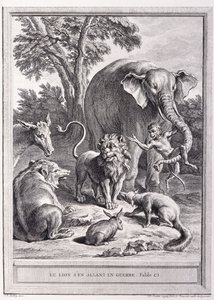 Lev jde do války, c.1755-1759 od Jean Baptiste Oudry