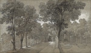 Ansicht des Parks in Arcueil, 1744 von Jean Baptiste Oudry