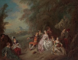 Country koncert, ca. 1734.