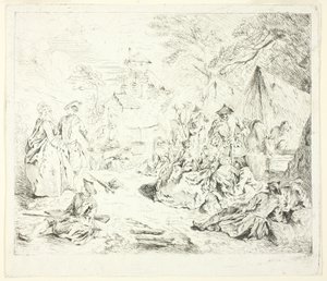 Halte de Soldates od Jean Baptiste Pater