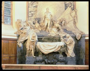 Hrobka maršála Maurice de Saxe (1696-1750) 1756-77 (mramor)